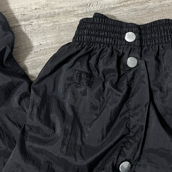 vintage russell athletic side snap button tear away wind pant - Picture 2 of 7